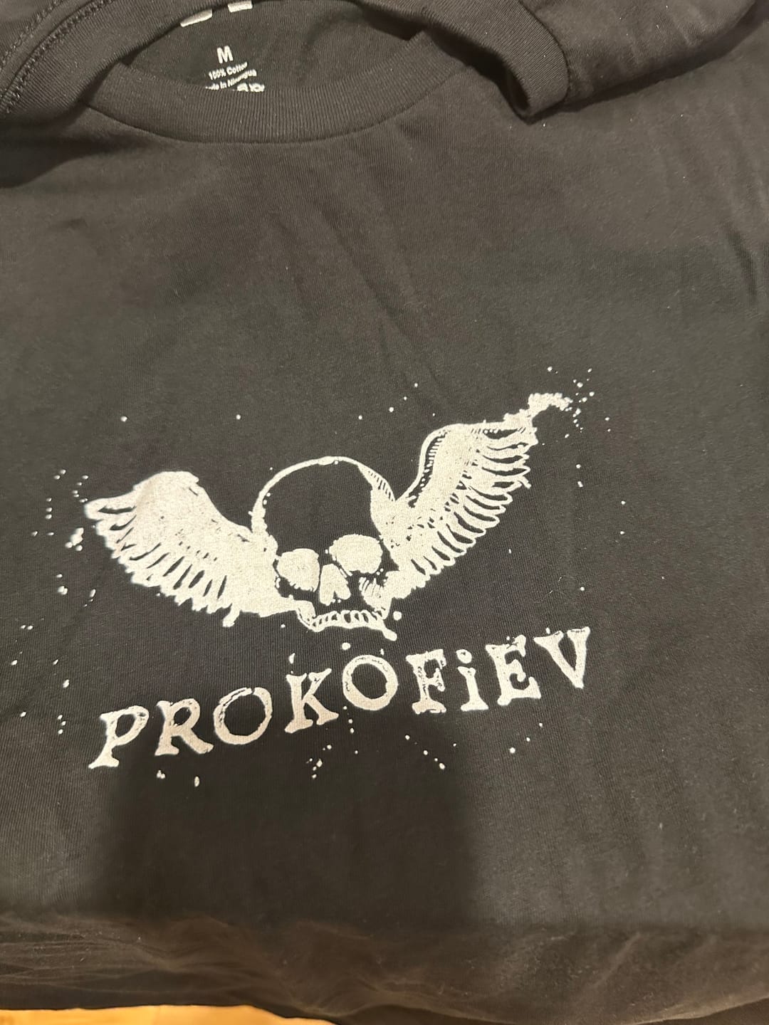 Customer photo review of Prokofiev: Skull T-Shirt
