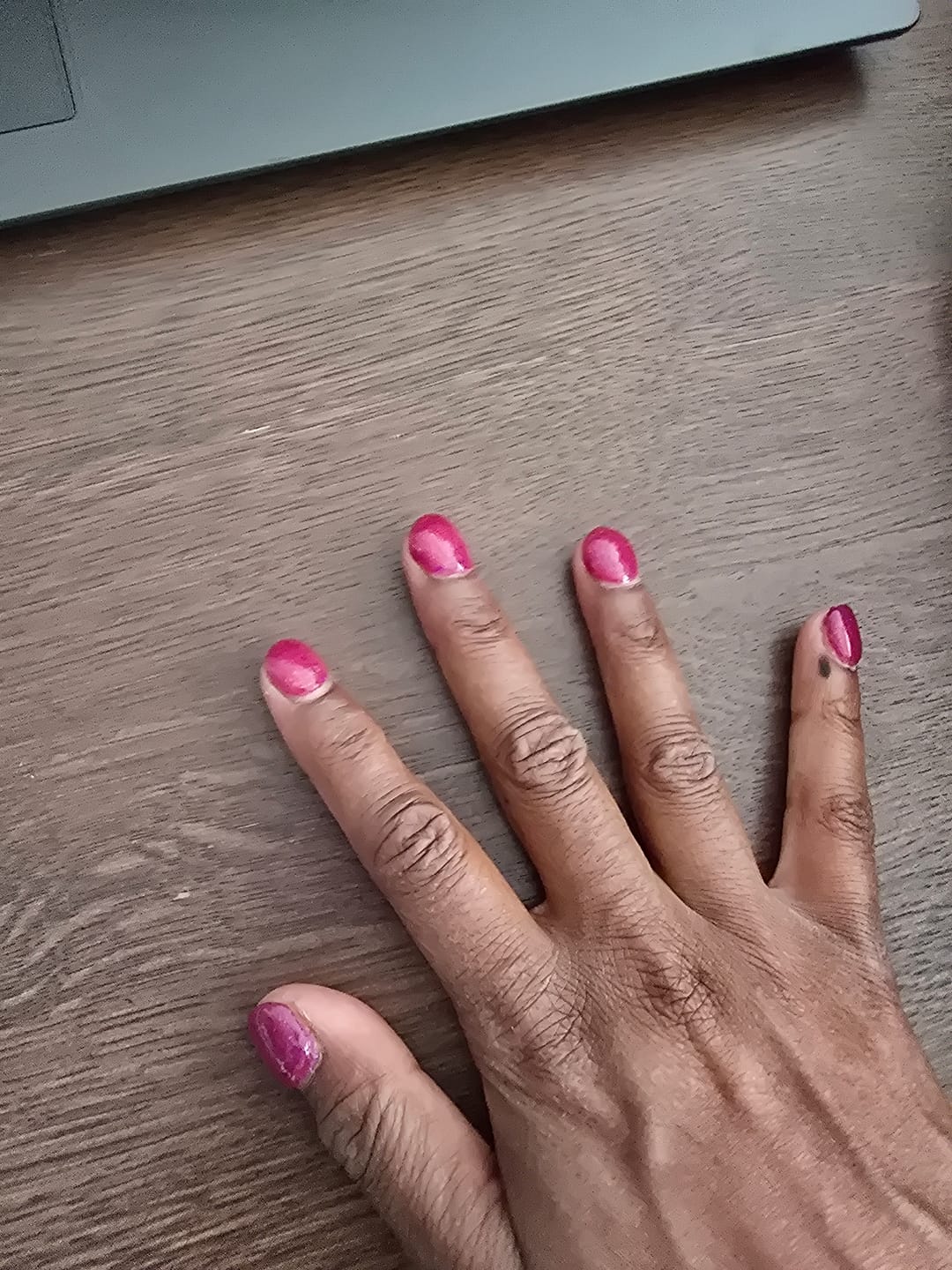 Customer photo review of Matte Top Coat