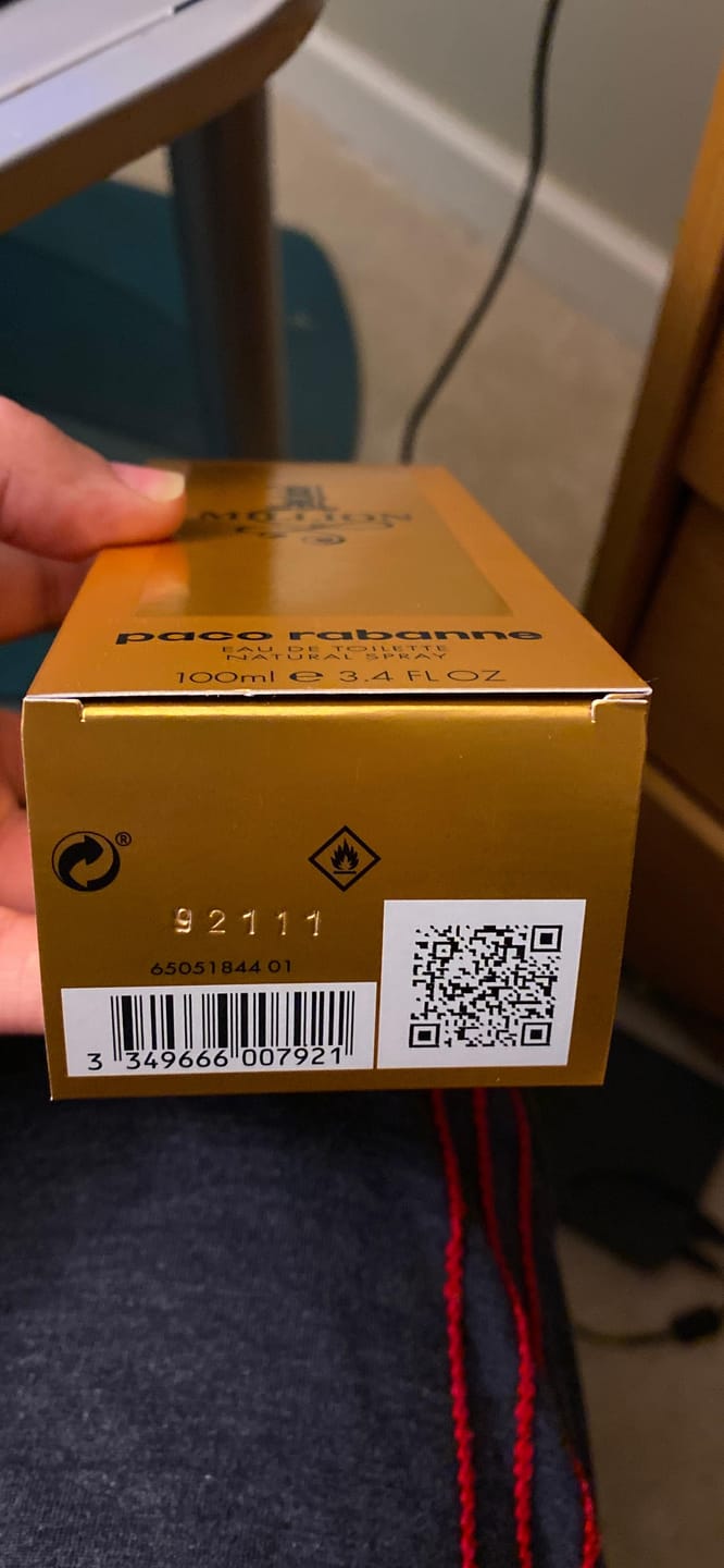 Customer photo review of One Million Parfum