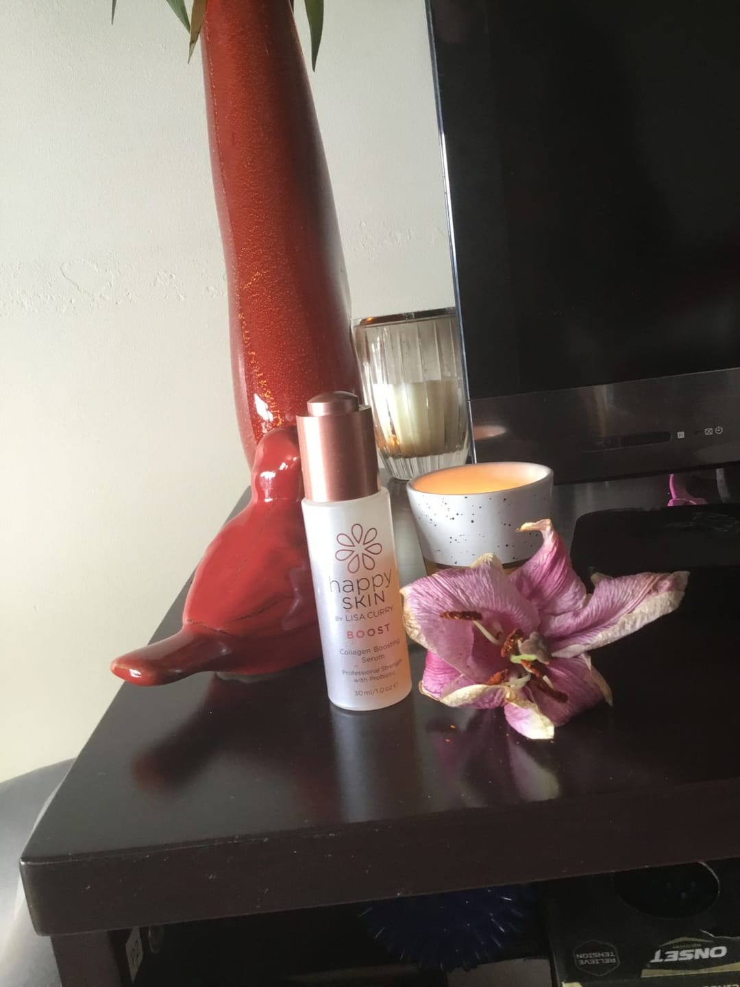 Customer photo review of Boost | Face Serum With Collagen