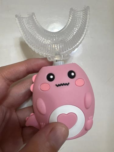 Customer photo review of KiddyBrush 360™ - מברשת השיניים החכמה לילדים שיניים נקיות ב-60 שניות בלי מלחמות