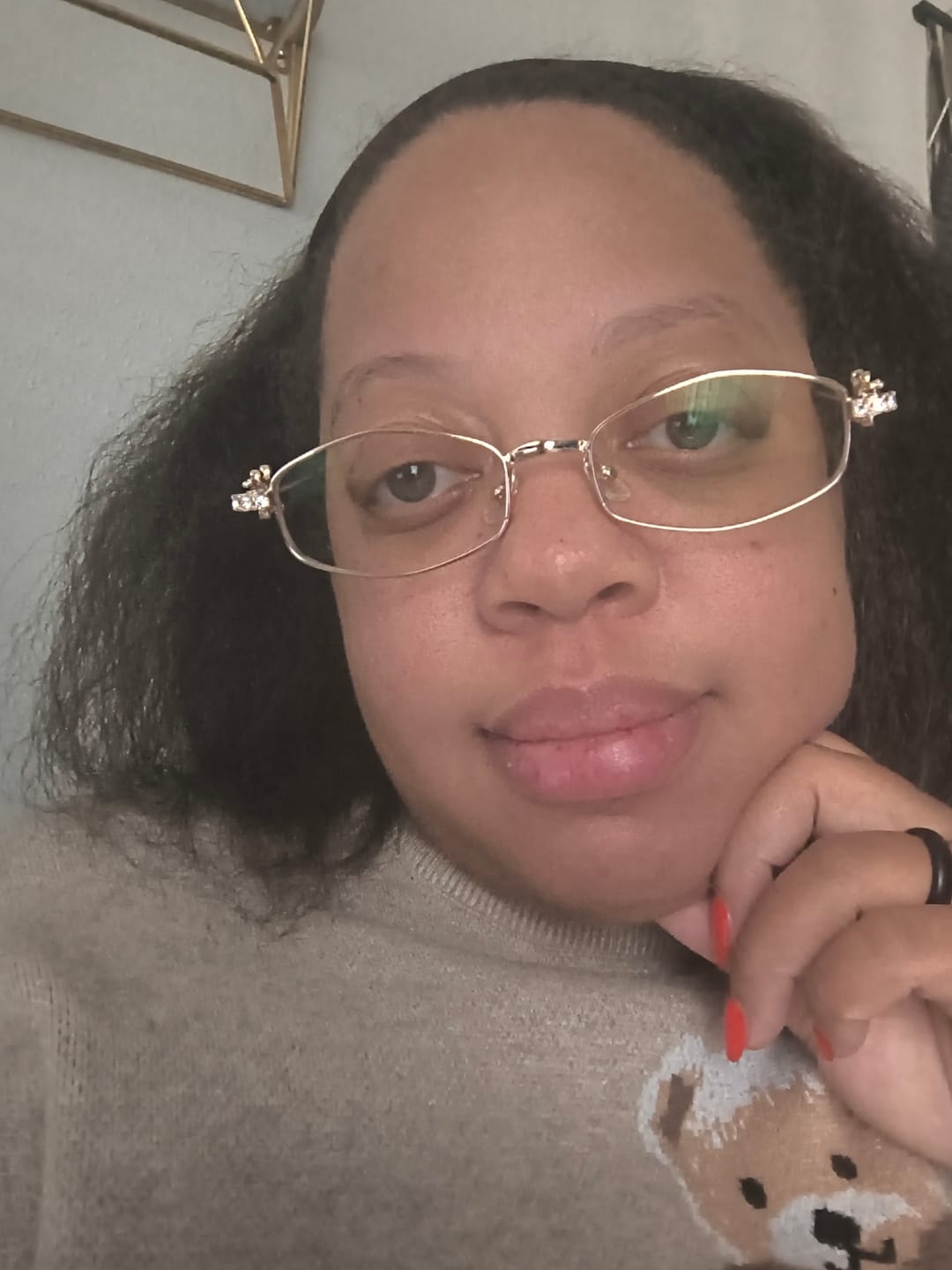 Customer photo review of Ottilie Eyeglasses