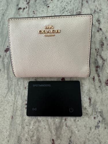 Customer photo review of SPOTMINDERS. Tracking card