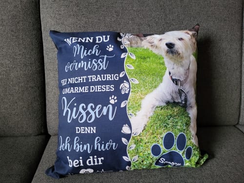 Customer photo review of Seelentröster - Individuelles Kissen