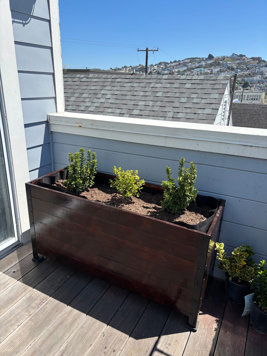 Customer photo review of 18" x 48" Planter Box - 24" TALL