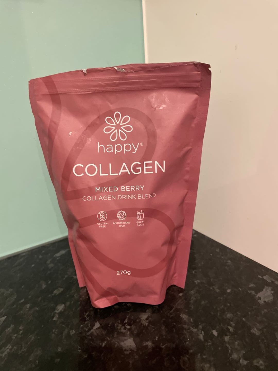Customer photo review of Prebiotic Collagen Supplement - Happy Collagen