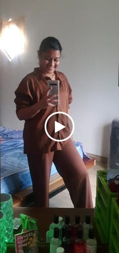Customer video review of Cocoa Daze Long Sleeve Top