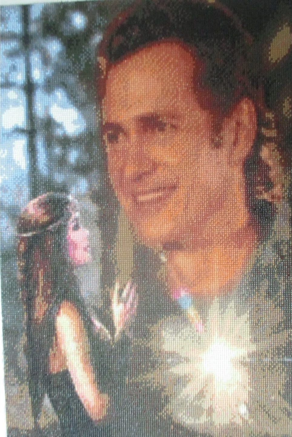 Customer photo review of Custom Diamond Painting Kits - Upload Any Image - Create Your Own