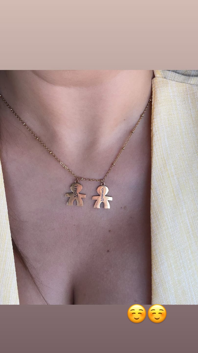 Customer photo review of Collana Nascita con bambino - Piccolo Mio