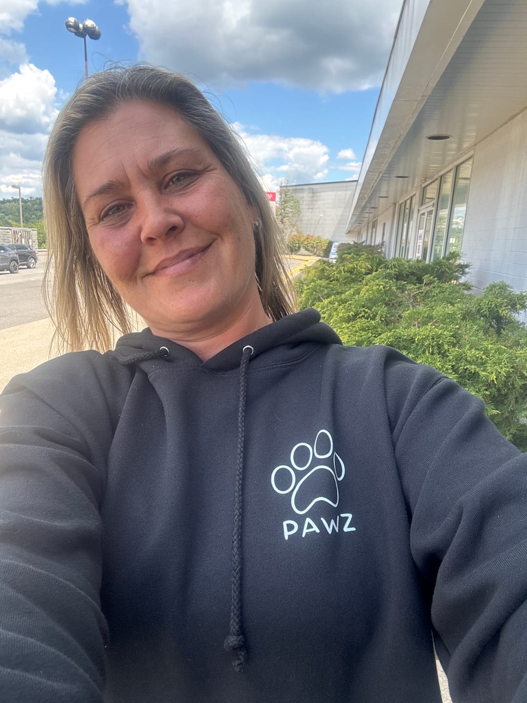 Customer photo review of Gray Camo (Adult Hoodie)