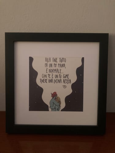 Customer photo review of Quadretto 20x20 - Lucina Accesa