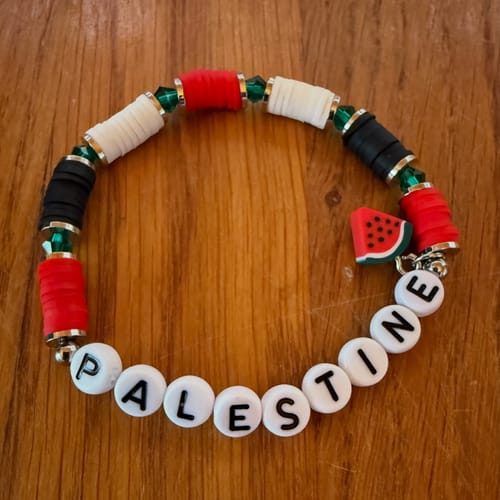 Customer photo review of Palestine Slice Bracelet