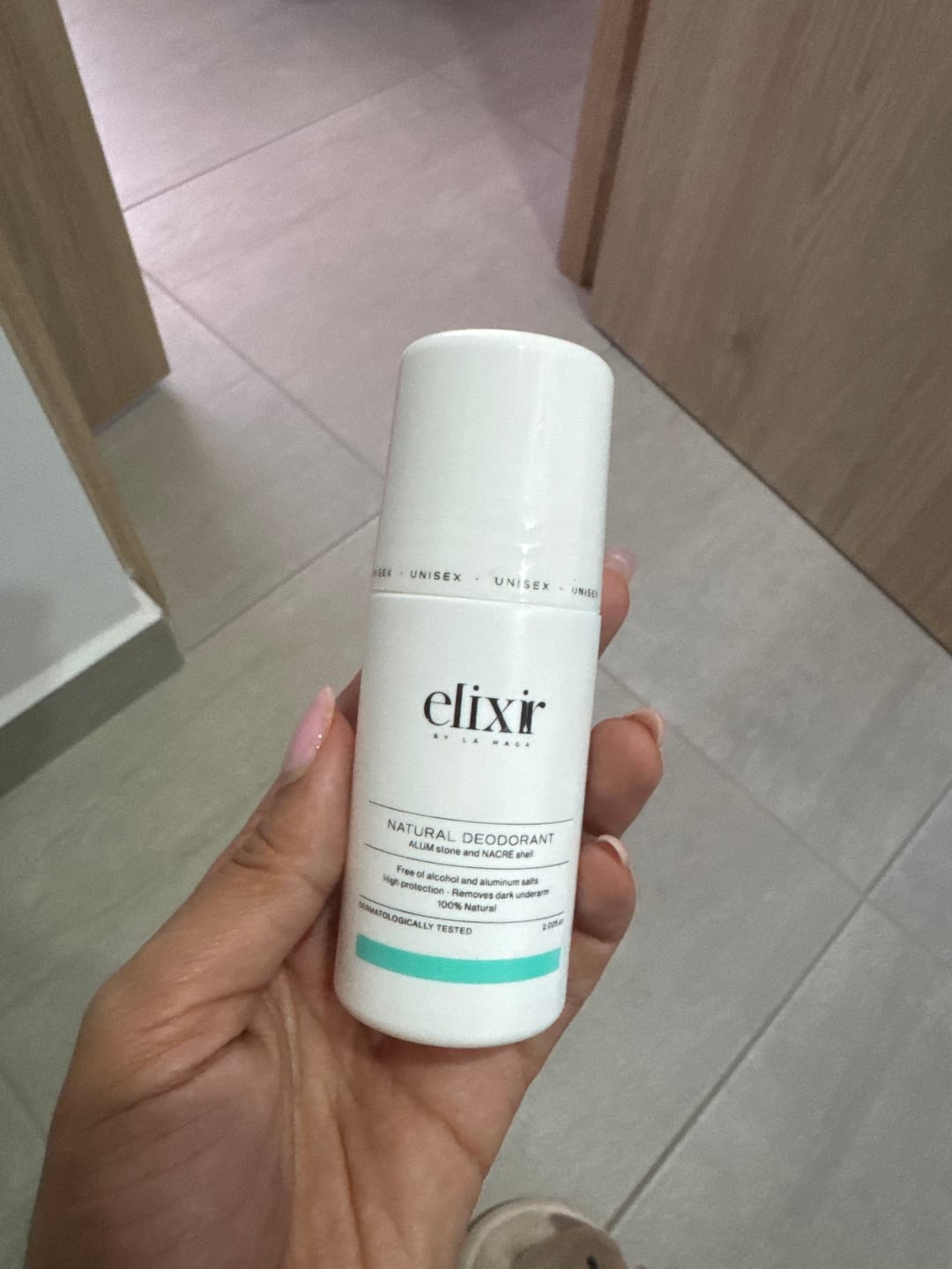 Customer photo review of Desodorante Natural Unisex