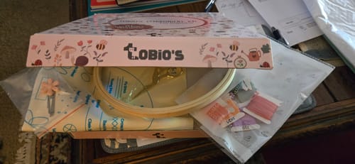 Customer photo review of My First Embroidery Kit