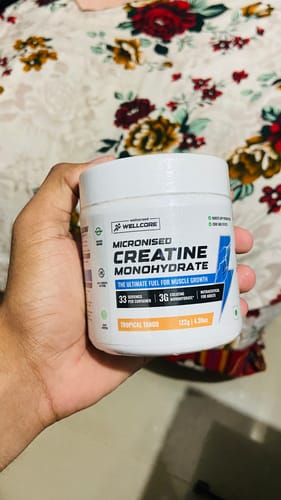 Customer photo review of Wellcore - Pure Micronised Creatine Monohydrate (122g, 33 Servings) Tropical Tango