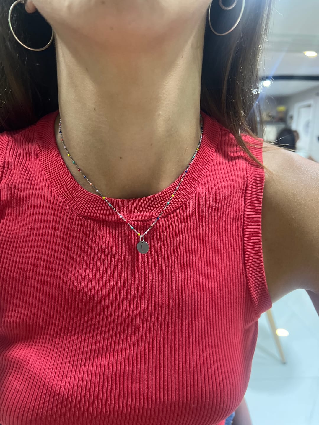 Customer photo review of Collar Letras ABC