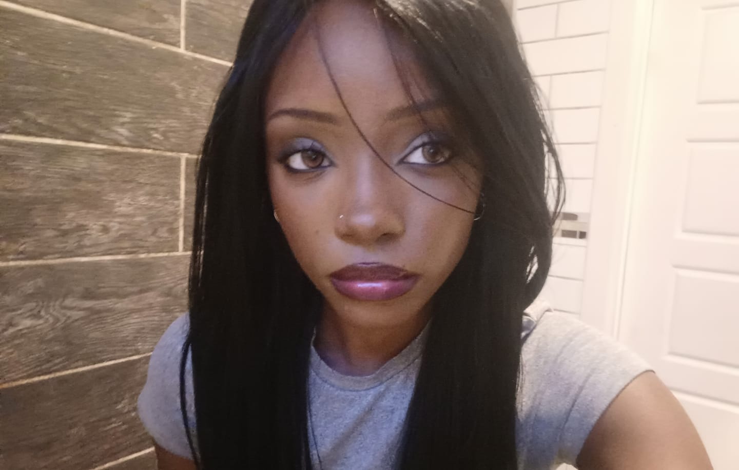 Customer photo review of 2Dadoll Peachy Brown Contact Lenses(1 pair/6 months)