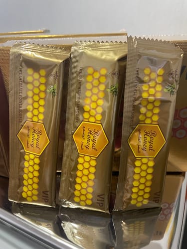 Customer photo review of Royal honey 5 Cajas (60 sobres)