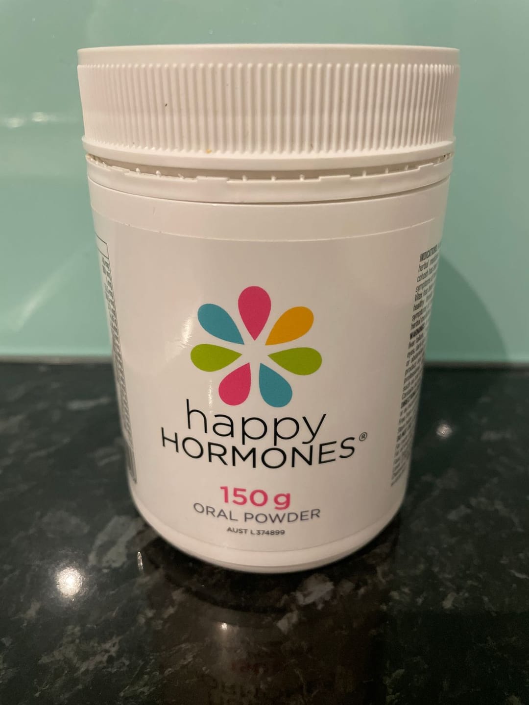 Customer photo review of Hormone Balance Supplement Powder - Happy Hormones® Powder