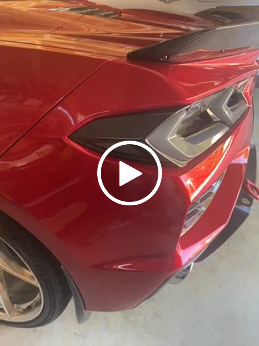 Customer video review of C8 Corvette Rear Taillight Side Lamp Frame Cover – Real Dry Carbon Fiber (2020–2025 Stingray, Z51, Z06, HTC & Coupe)