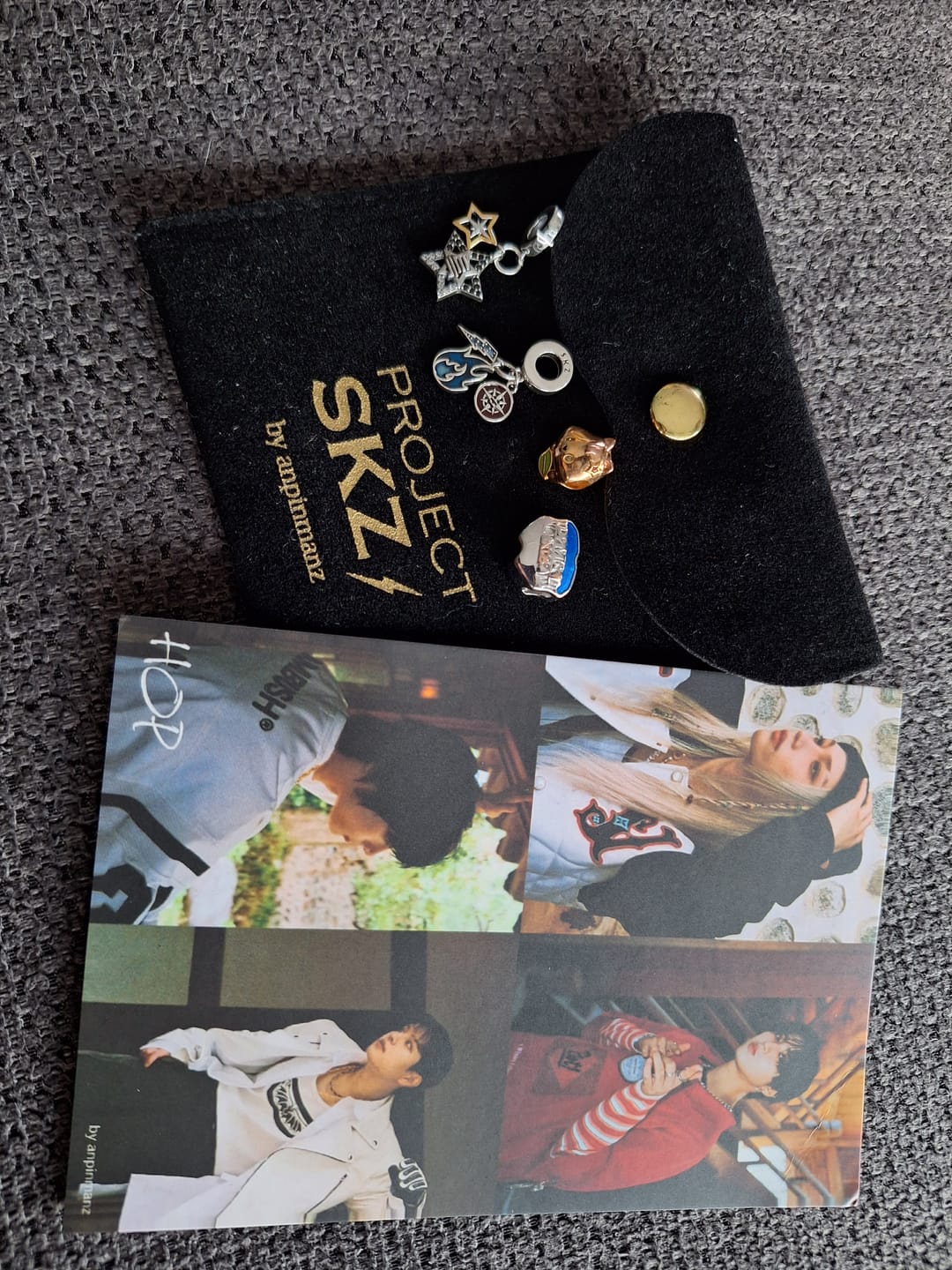 Customer photo review of PROJECT SKZ! individual charms