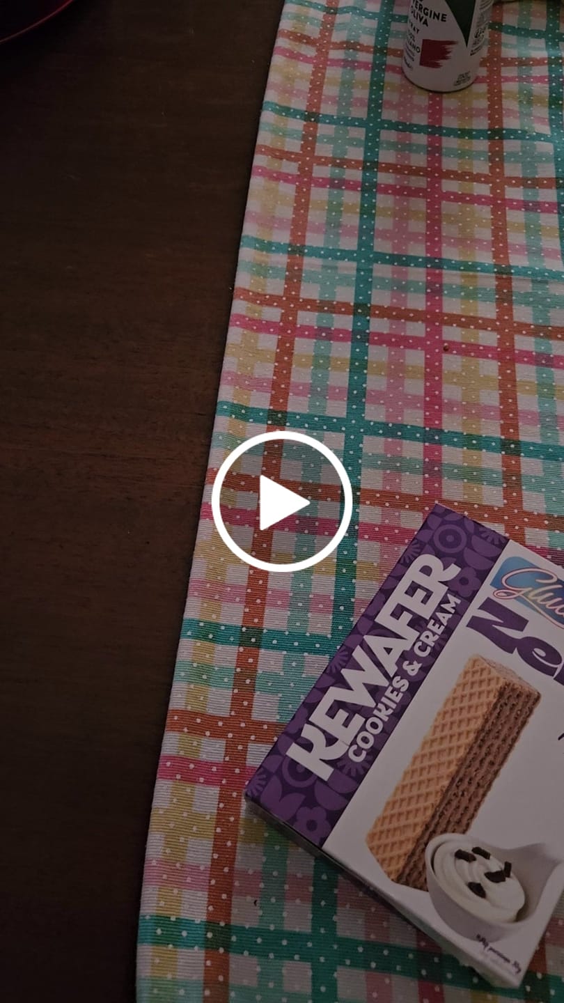 Customer video review of Kewafer ai biscotti e crema
