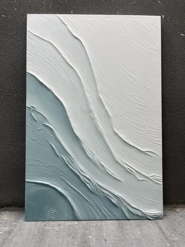 Customer review photo for Plaster Art Texture Painting #SG234