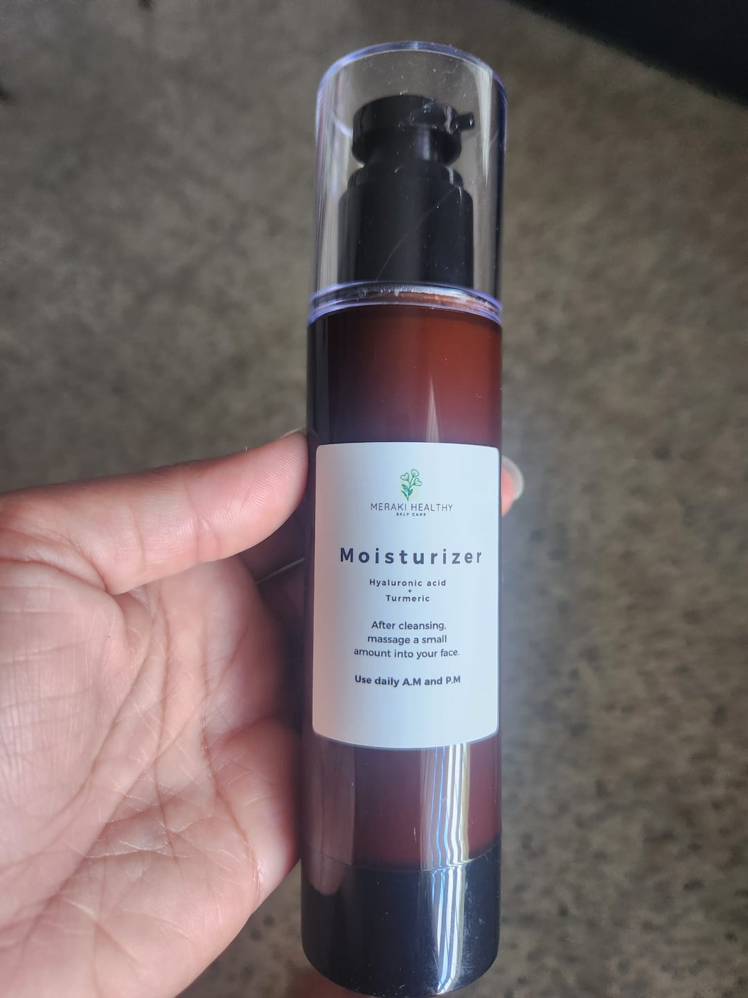 Customer photo review of Moisturizer cream with  Hyaluronic Acid