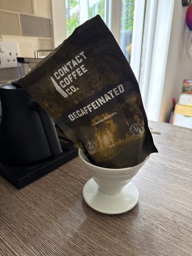 Customer photo review of Decaffeinated Coffee