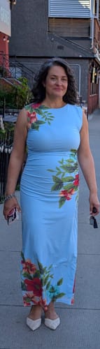 Customer photo review of Ariel Mesh Dress by Aston Studio - RENTAL