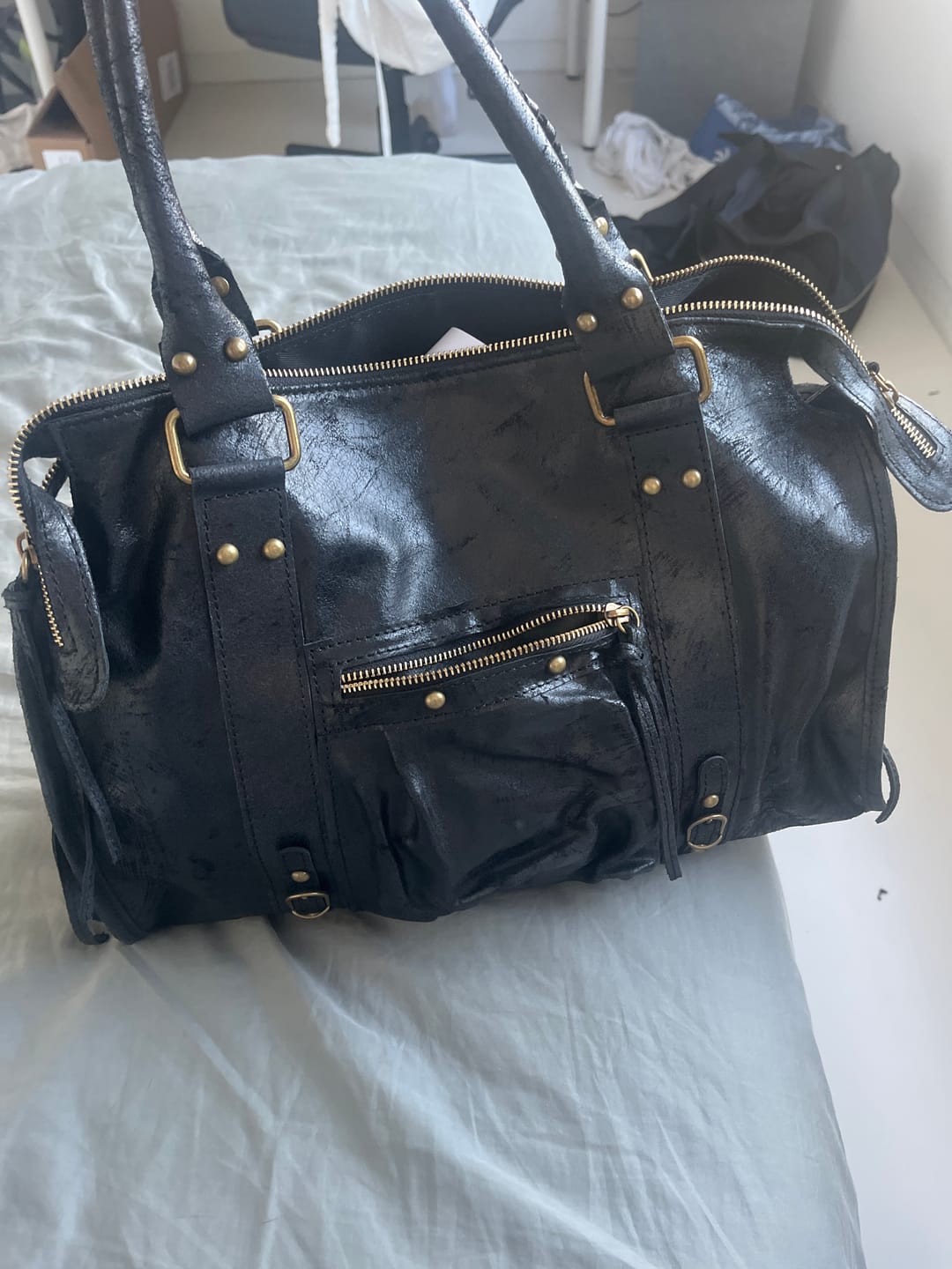 Customer photo review of It girl bag black