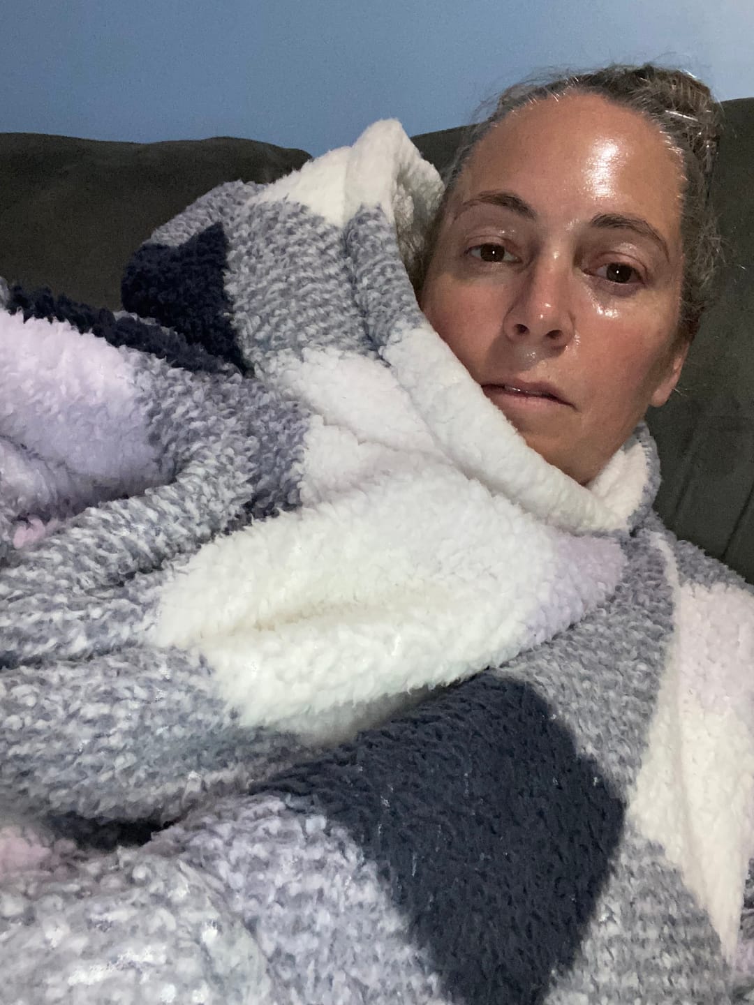 Customer photo review of The Naked Skin™ Collagen Overnight Wrapping Mask