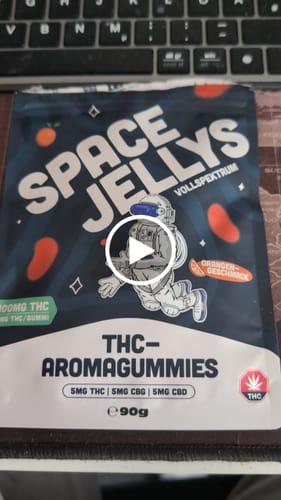Customer video review of THC Spacejellies Vollspektrum