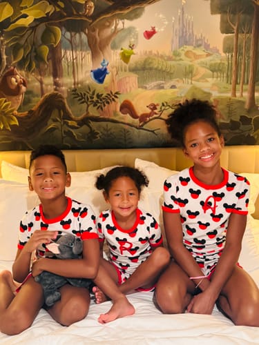 Customer photo review of Mouse Ears Short Pajamas