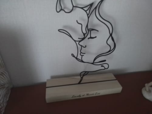 Customer photo review of L'art de la décoration, métal & bois – Amoureux des chats