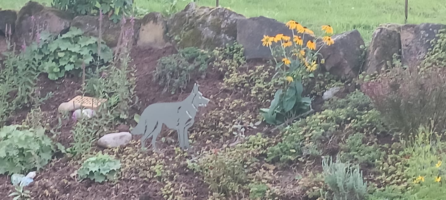 Customer photo review of Gartenstecker Schäferhund