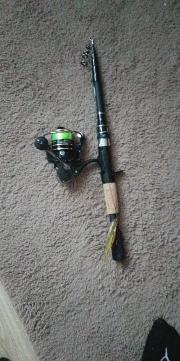 Customer photo review of Teleskopische Carbon-Angelrute