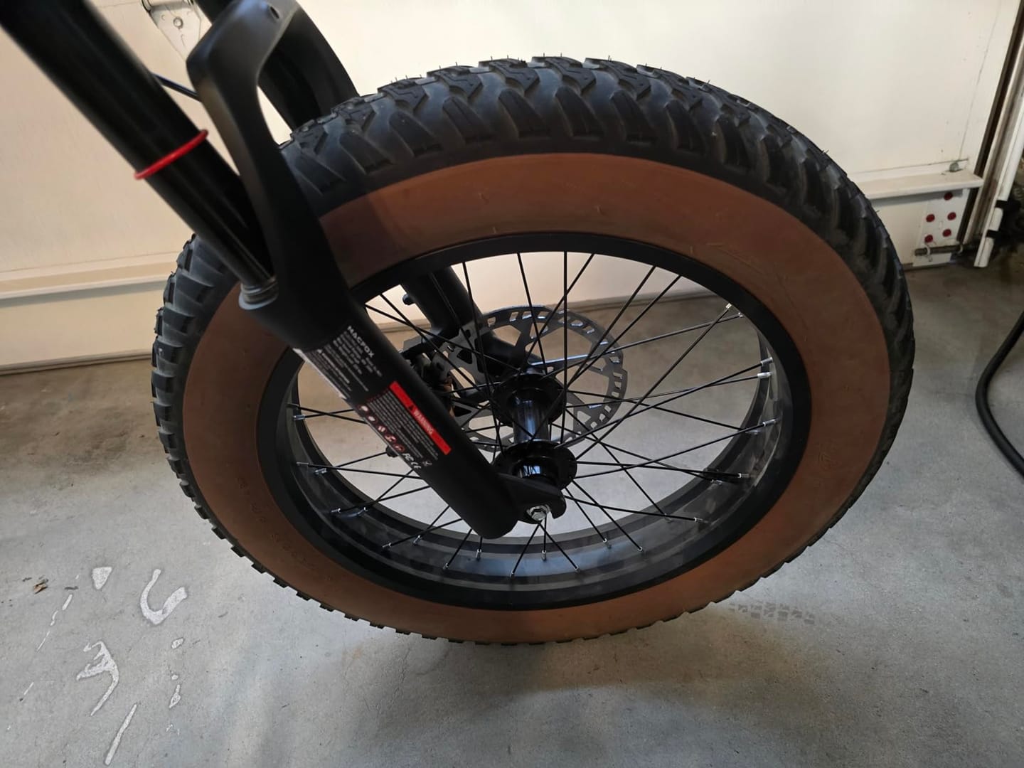 Customer photo review of OUXI Electric Bike 20x4.0 Fat Tire Tube