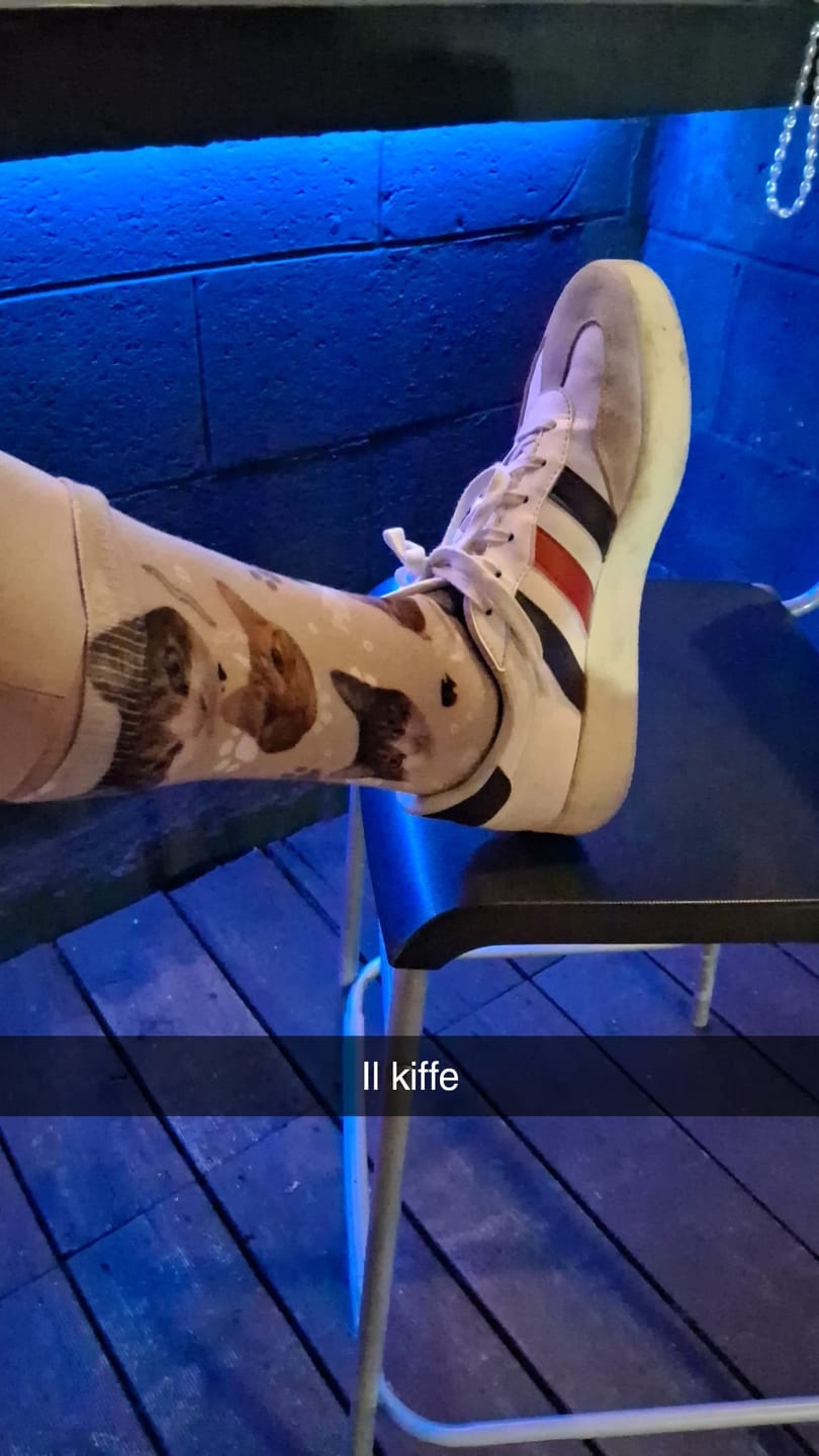 Customer photo review of Votre photo - Chaussettes personnalisées