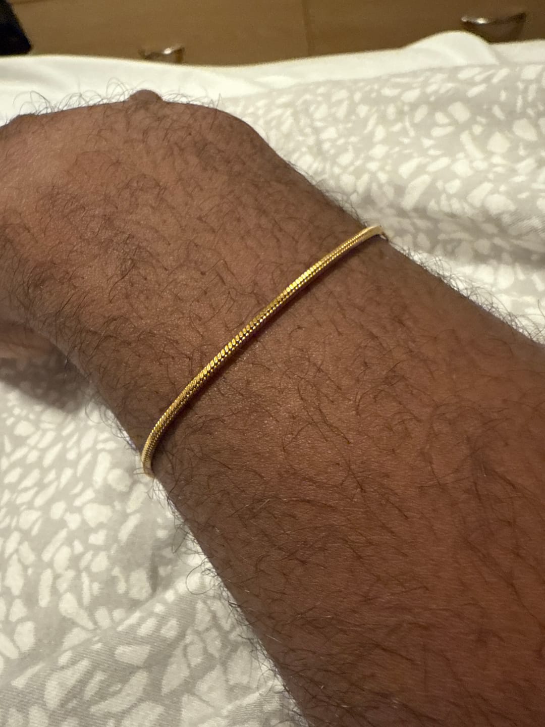 Customer photo review of Minimal Square Bracelet