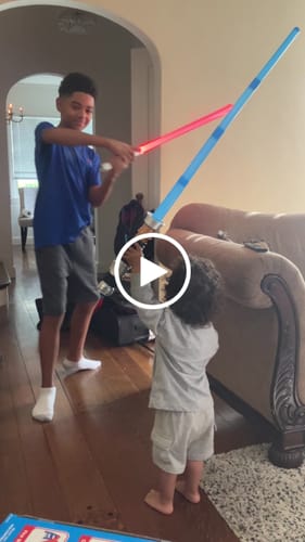 Customer video review of The Starter Saber