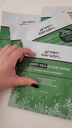 Customer photo review of DEEP SEA ELIXIR MASK Masque Éclat Revitalisant x 1 (32g)
