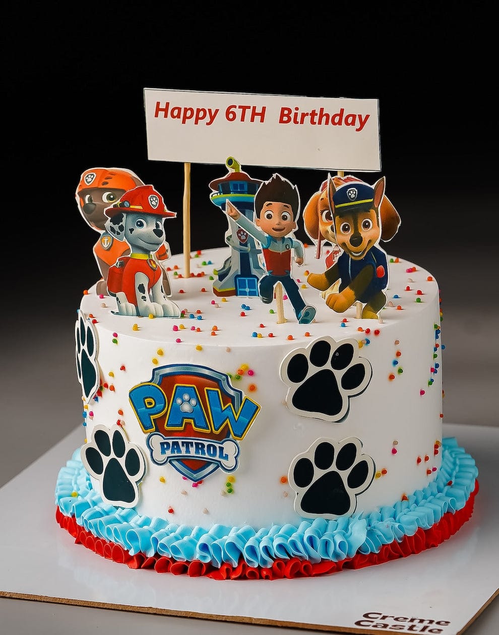 Customer photo review of Paw Patrol Team Cake