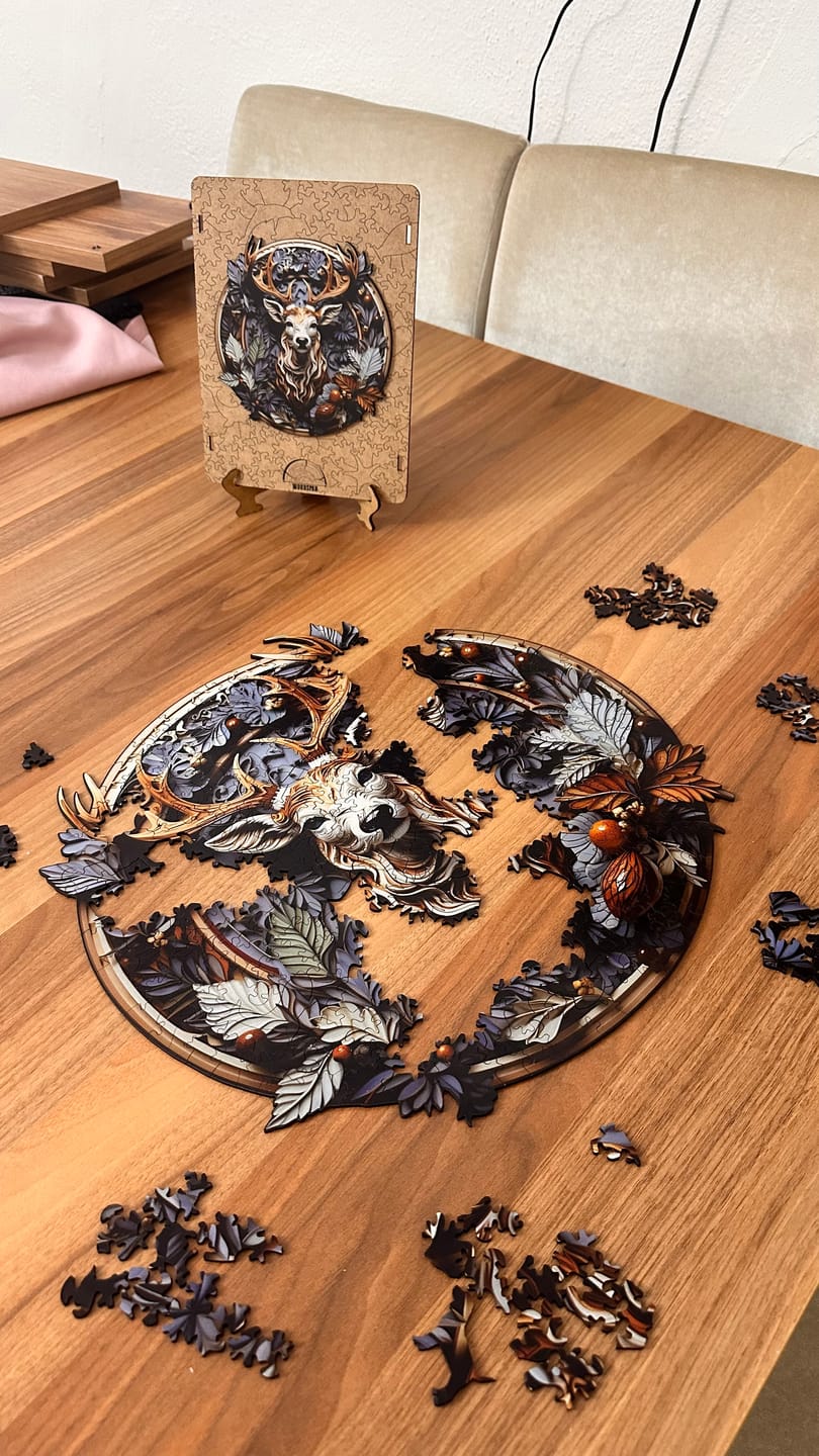 Customer photo review of Geyik V2 - Ahşap Puzzle