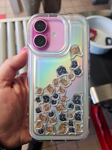 Customer photo review of Shaker Case™ with Custom Charms