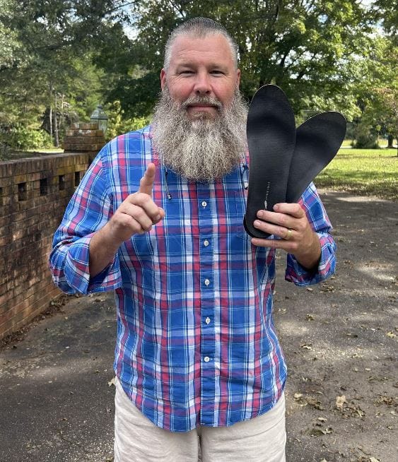 Customer photo review of Custom Orthotics