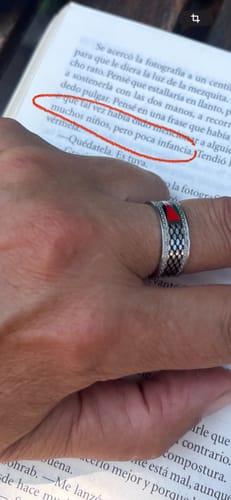 Customer photo review of Palestine Heritage Ring