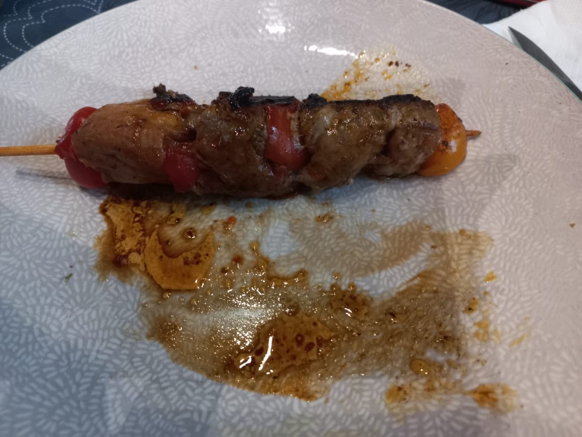 Customer photo review of Brochettes de Biche - Marinade Provençale (180g/pièce)
