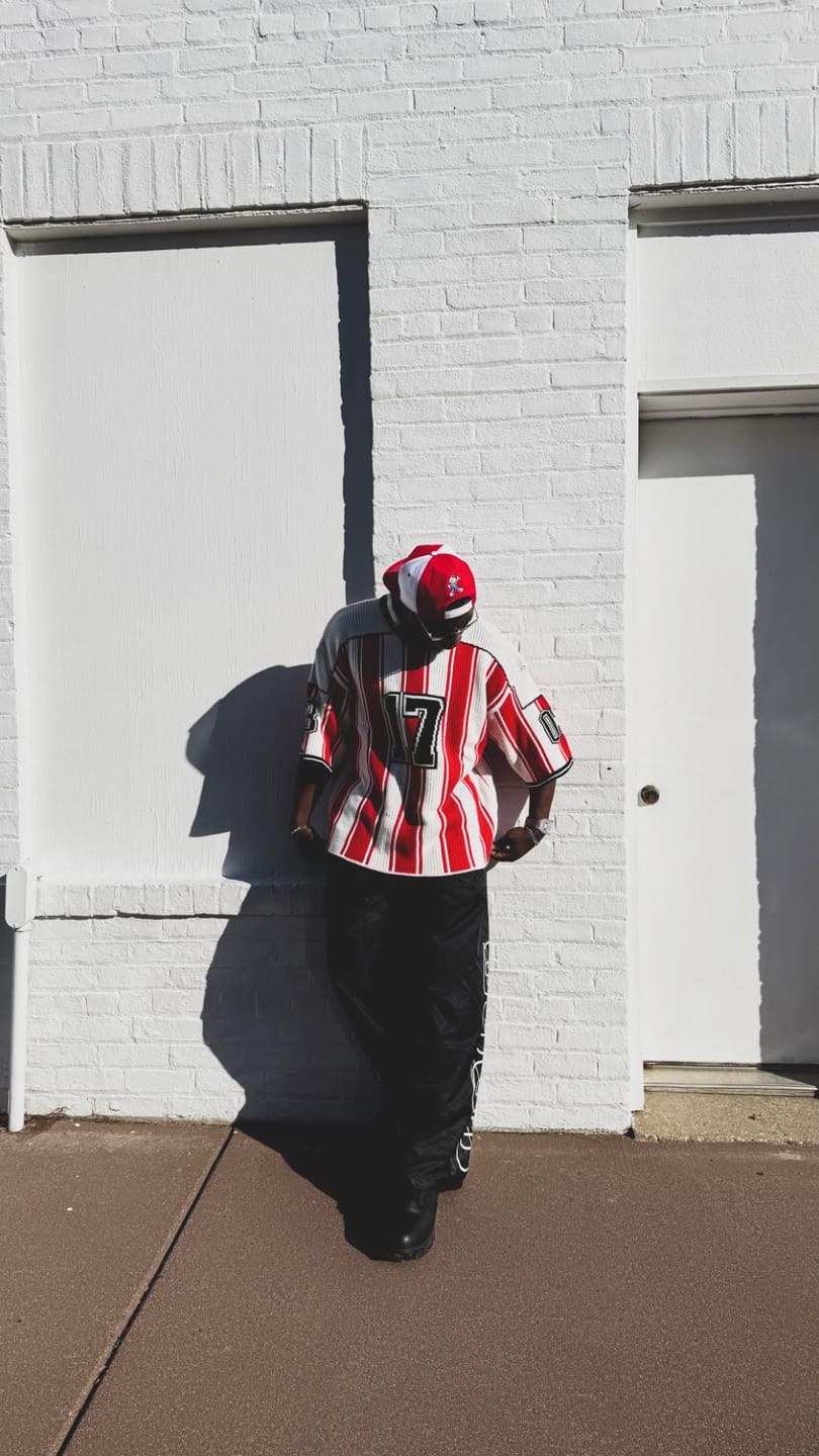 Customer photo review of Aelfric Eden 17 Stripe Football Knit