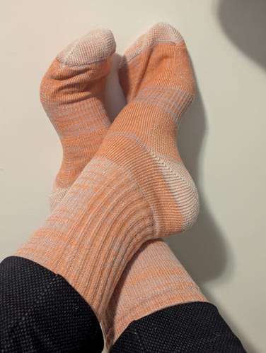 Customer photo review of J.B. Field's "Camper GX" 74% Merino Wool Camping Crew Sock